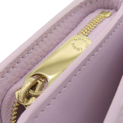 LOUIS VUITTON ルイヴィトン M81434 ポルトフォイユ・クレア 二つ折り財布（小銭入れあり） マヒナレザー レディース 中古