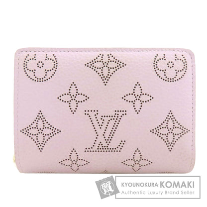 LOUIS VUITTON ルイヴィトン M81434 ポルトフォイユ・クレア 二つ折り財布（小銭入れあり） マヒナレザー レディース 中古