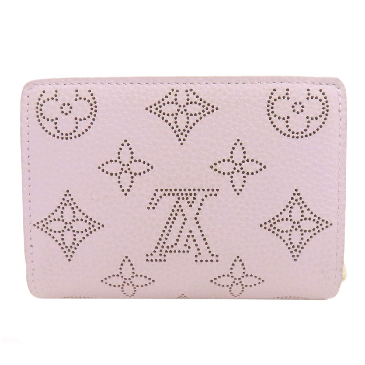 LOUIS VUITTON ルイヴィトン M81434 ポルトフォイユ・クレア 二つ折り財布（小銭入れあり） マヒナレザー レディース 中古