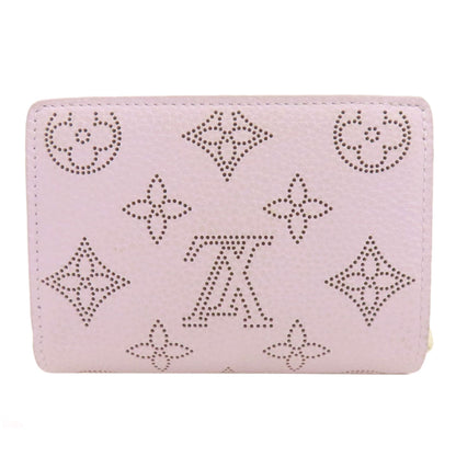 LOUIS VUITTON ルイヴィトン M81434 ポルトフォイユ・クレア 二つ折り財布（小銭入れあり） マヒナレザー レディース 中古
