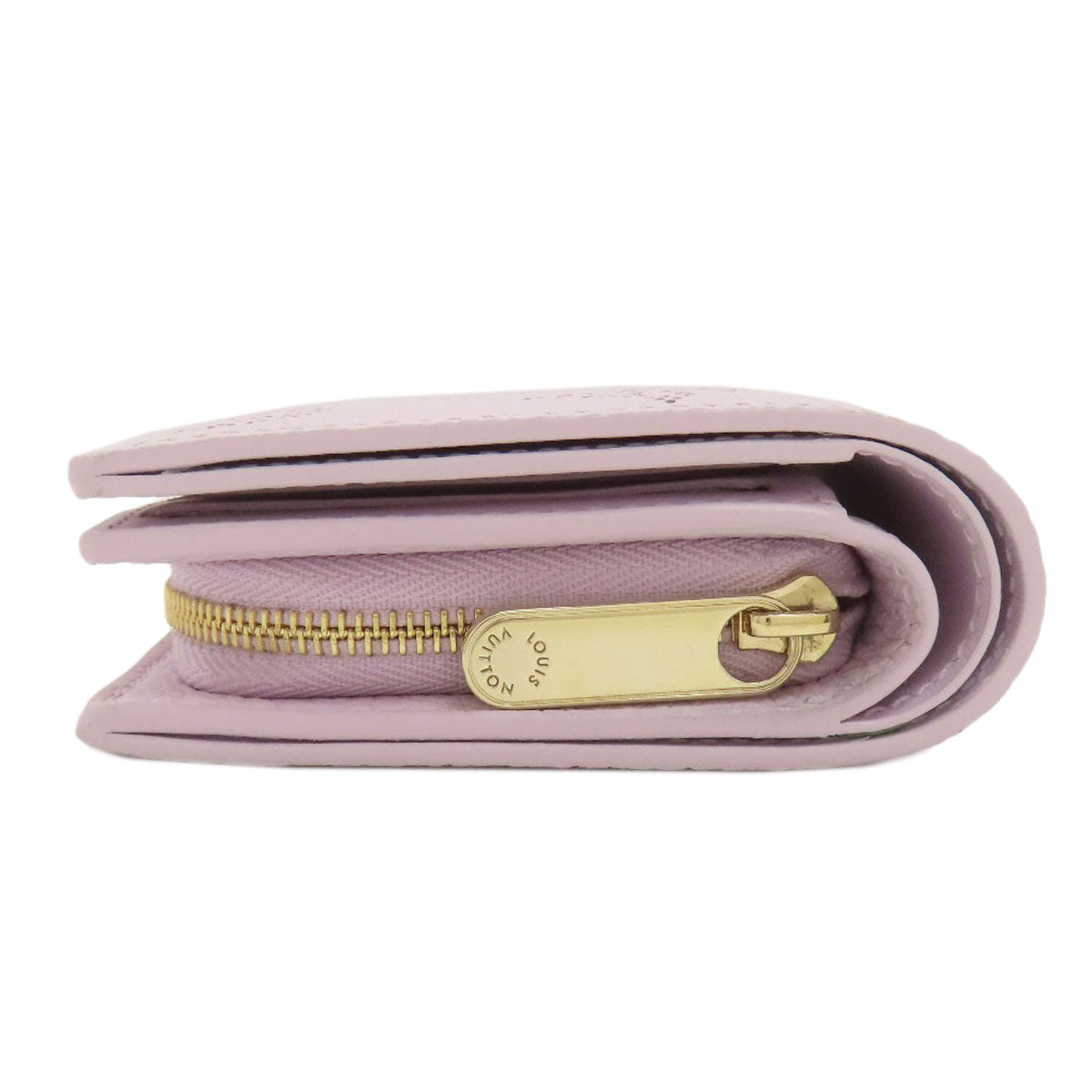 LOUIS VUITTON ルイヴィトン M81434 ポルトフォイユ・クレア 二つ折り財布（小銭入れあり） マヒナレザー レディース 中古