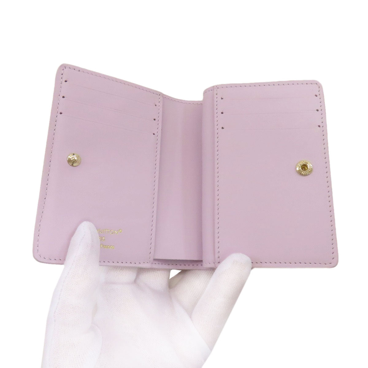 LOUIS VUITTON ルイヴィトン M81434 ポルトフォイユ・クレア 二つ折り財布（小銭入れあり） マヒナレザー レディース 中古