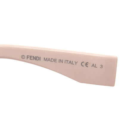 FENDI フェンディ FFロゴ ラインストーン サングラス プラスティック レディース 中古