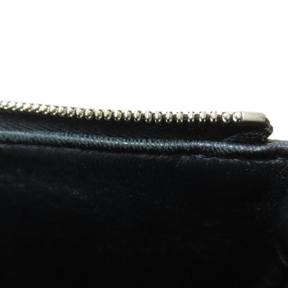 BALENCIAGA バレンシアガ 551992 ロゴ アクセサリーポーチ レザー レディース 中古