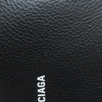 BALENCIAGA バレンシアガ 551992 ロゴ アクセサリーポーチ レザー レディース 中古