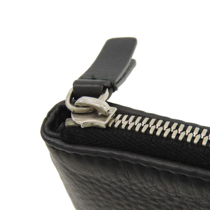 BALENCIAGA バレンシアガ 551992 ロゴ アクセサリーポーチ レザー レディース 中古
