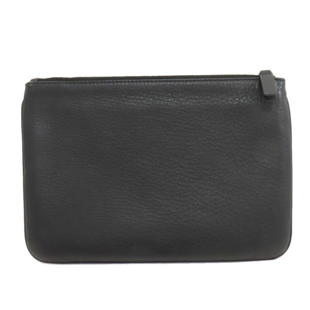 BALENCIAGA バレンシアガ 551992 ロゴ アクセサリーポーチ レザー レディース 中古