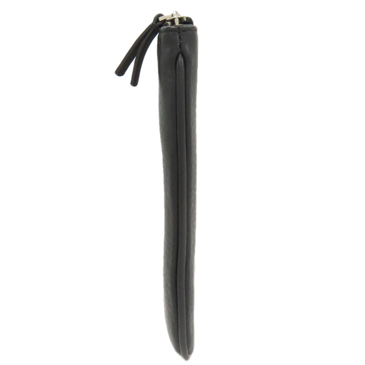 BALENCIAGA バレンシアガ 551992 ロゴ アクセサリーポーチ レザー レディース 中古