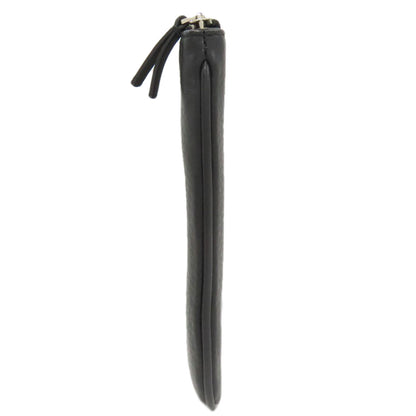 BALENCIAGA バレンシアガ 551992 ロゴ アクセサリーポーチ レザー レディース 中古