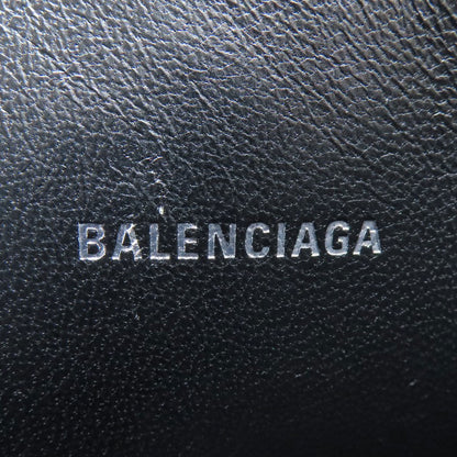 BALENCIAGA バレンシアガ 551992 ロゴ アクセサリーポーチ レザー レディース 中古