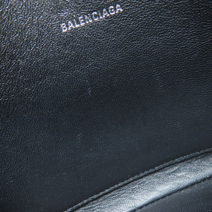 BALENCIAGA バレンシアガ 551992 ロゴ アクセサリーポーチ レザー レディース 中古