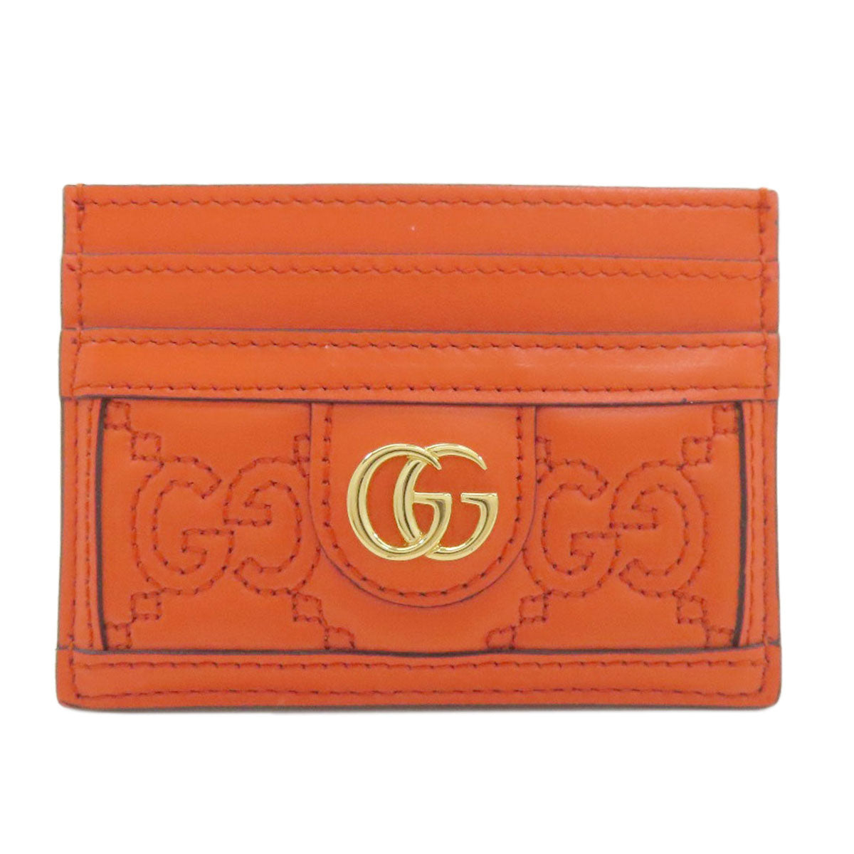 GUCCI グッチ 723790 GGマトラッセ カードケース レザー レディース 中古