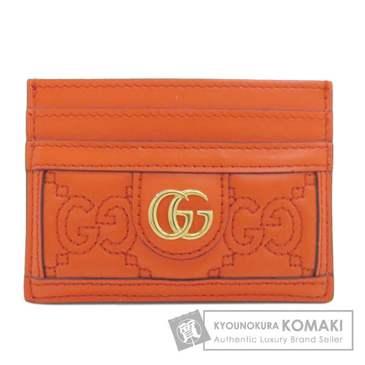 GUCCI グッチ 723790 GGマトラッセ カードケース レザー レディース 中古
