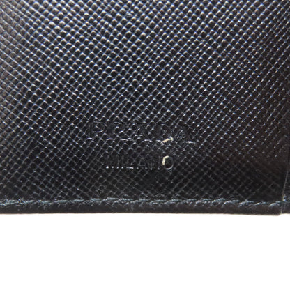 PRADA プラダ ロゴ金具 三つ折り財布 二つ折り財布（小銭入れあり） ナイロン レディース 中古
