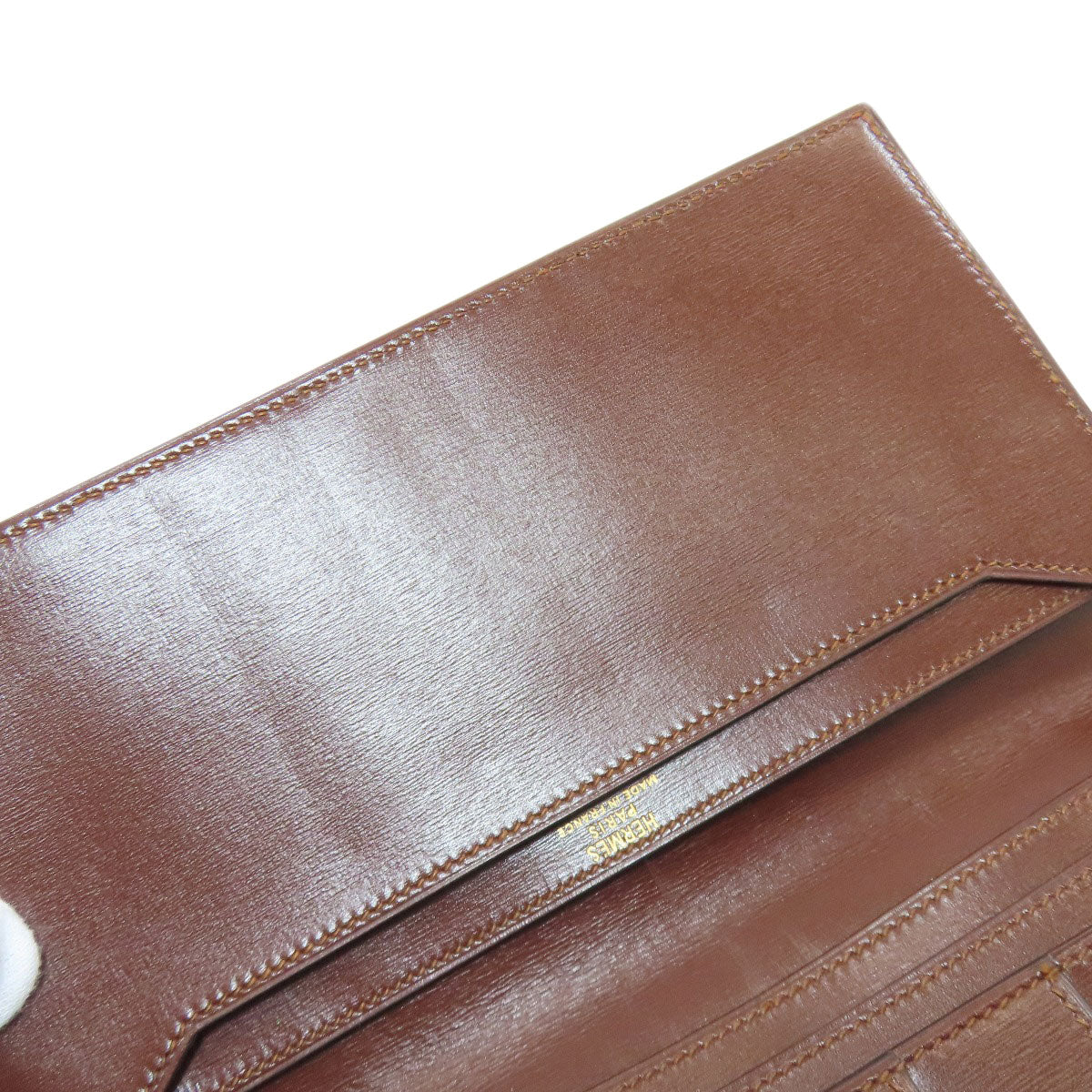 HERMES エルメス MC2 フレミング 長財布（小銭入れなし） ボックスカーフ レディース 中古