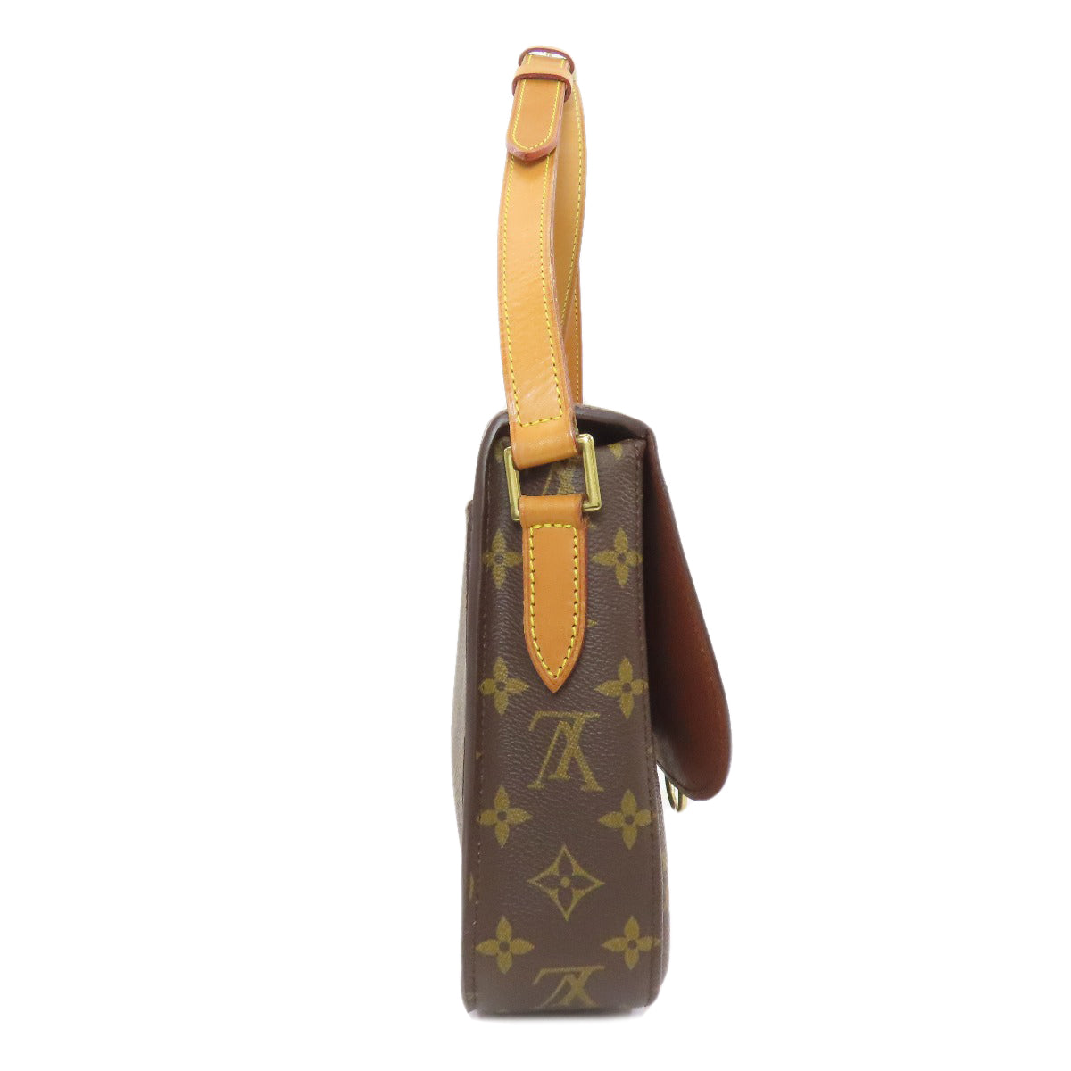 LOUIS VUITTON ルイヴィトン M51242 サン・クルー ショルダーバッグ モノグラムキャンバス レディース 中古