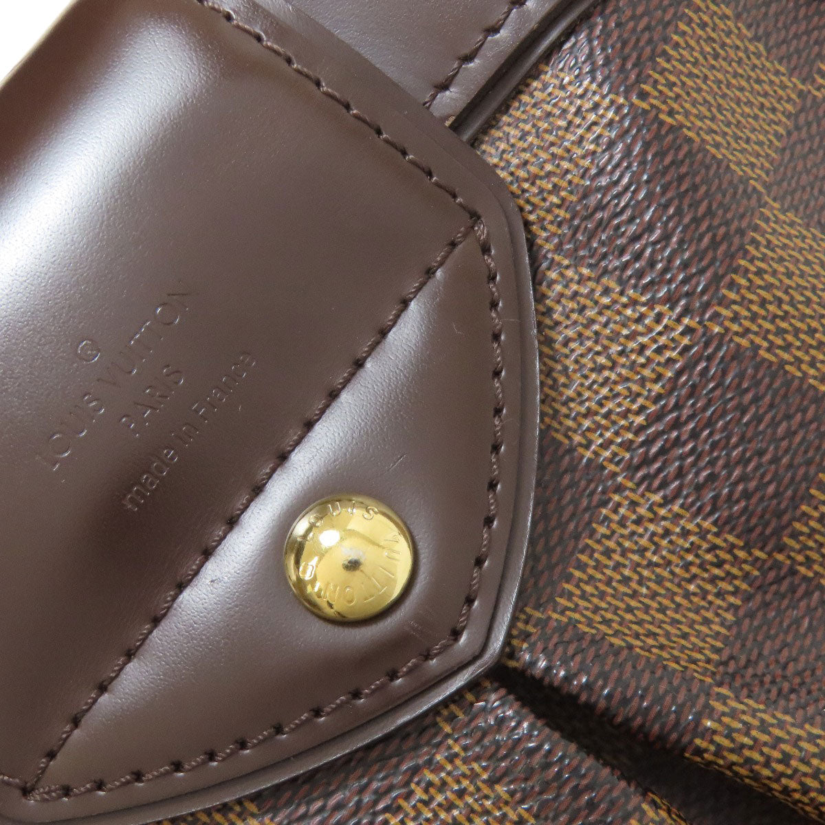 LOUIS VUITTON ルイヴィトン N41541 システィナMM ショルダーバッグ ダミエキャンバス レディース 中古