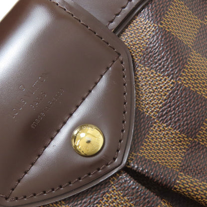 LOUIS VUITTON ルイヴィトン N41541 システィナMM ショルダーバッグ ダミエキャンバス レディース 中古