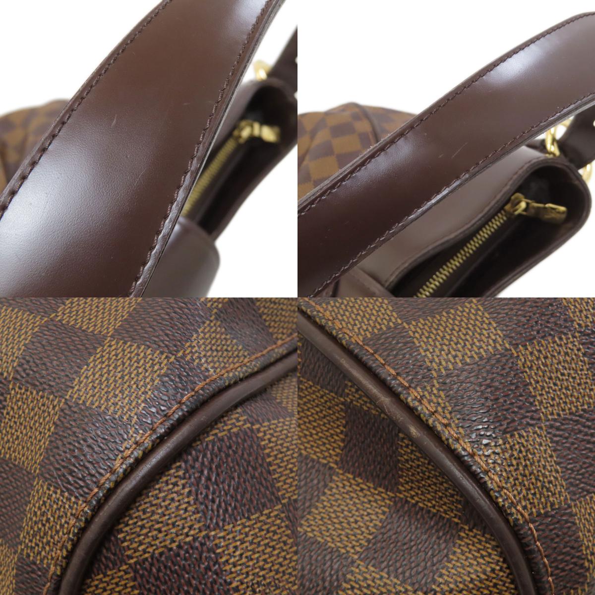 LOUIS VUITTON ルイヴィトン N41541 システィナMM ショルダーバッグ ダミエキャンバス レディース 中古