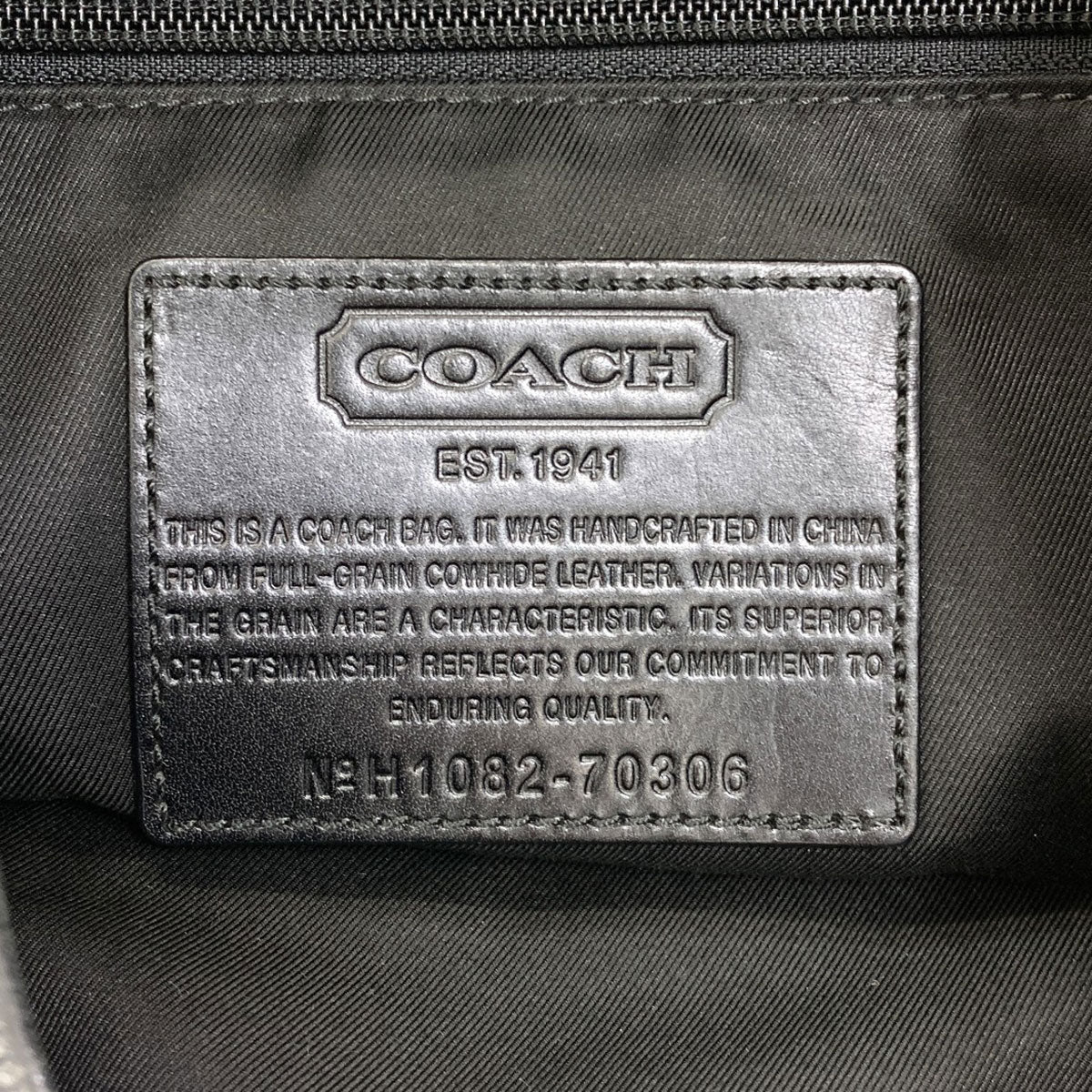 コーチ 70306 ロゴ リュック・デイパック 中古 商品画像7