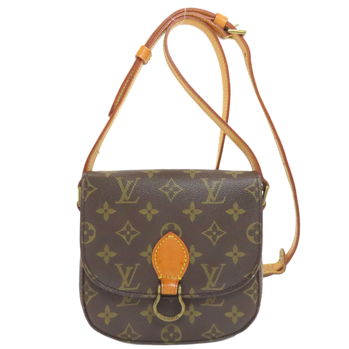 LOUIS VUITTON ルイヴィトン M51244 ミニ サンクルー ショルダーバッグ モノグラムキャンバス レディース 中古