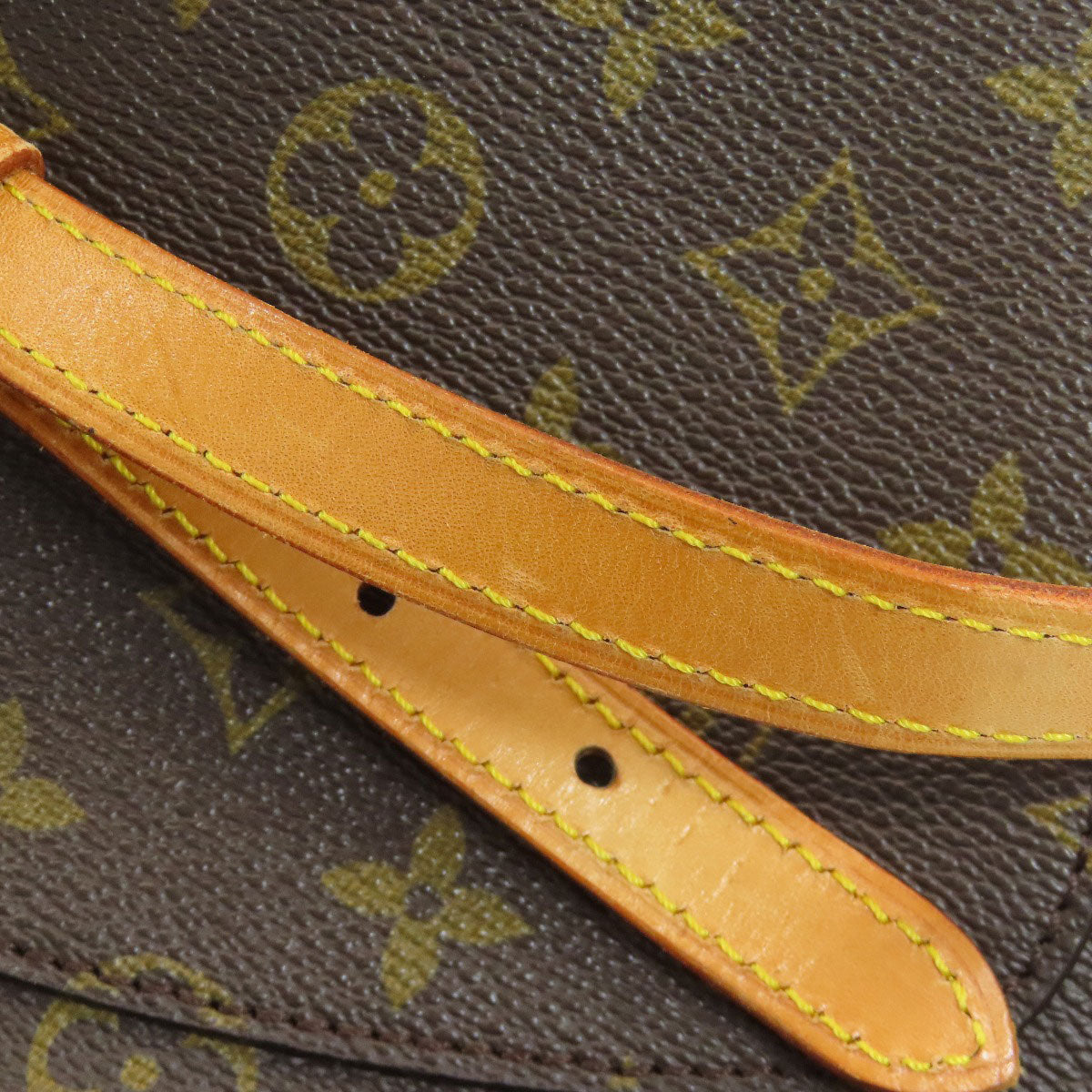 LOUIS VUITTON ルイヴィトン M51244 ミニ サンクルー ショルダーバッグ モノグラムキャンバス レディース 中古