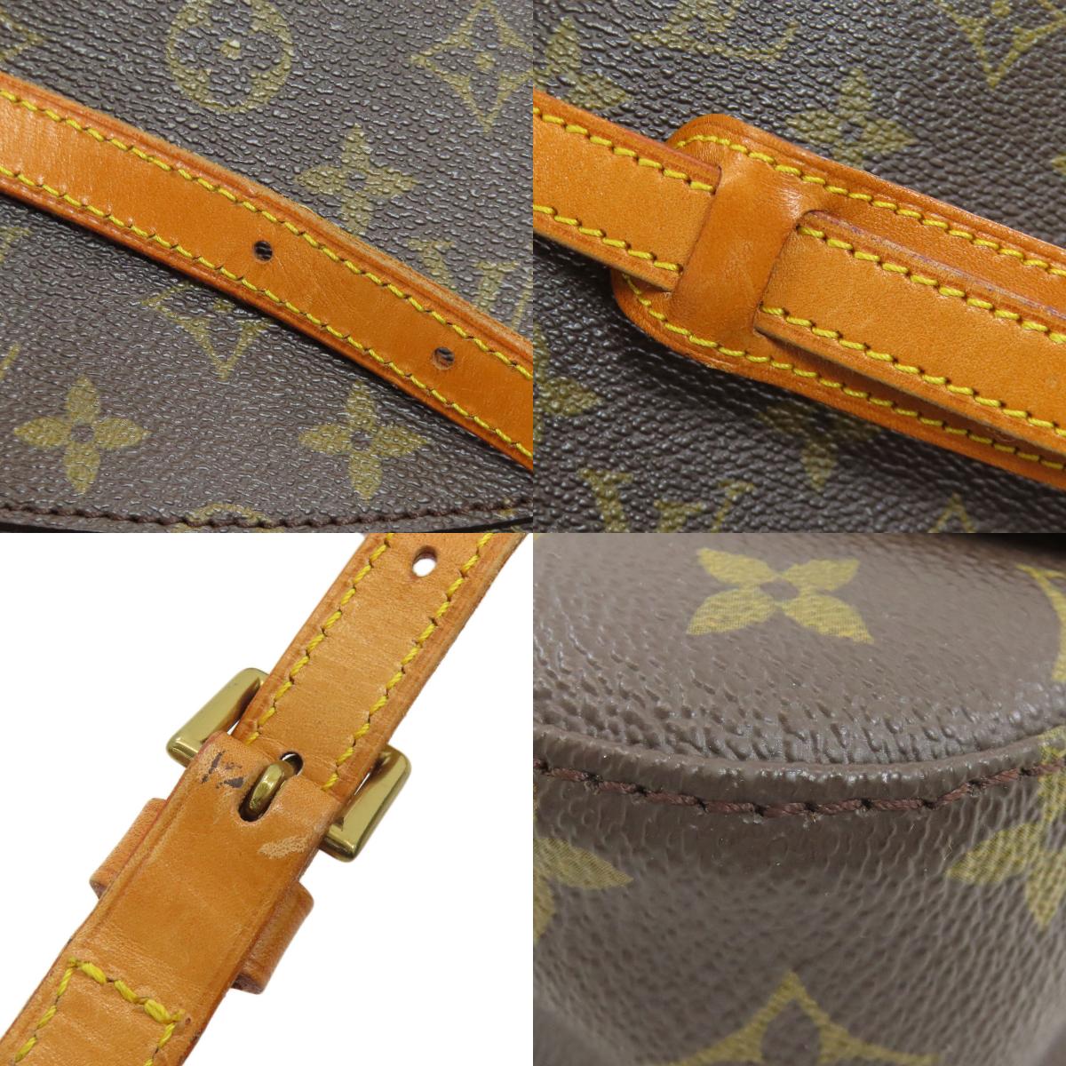 LOUIS VUITTON ルイヴィトン M51244 ミニ サンクルー ショルダーバッグ モノグラムキャンバス レディース 中古