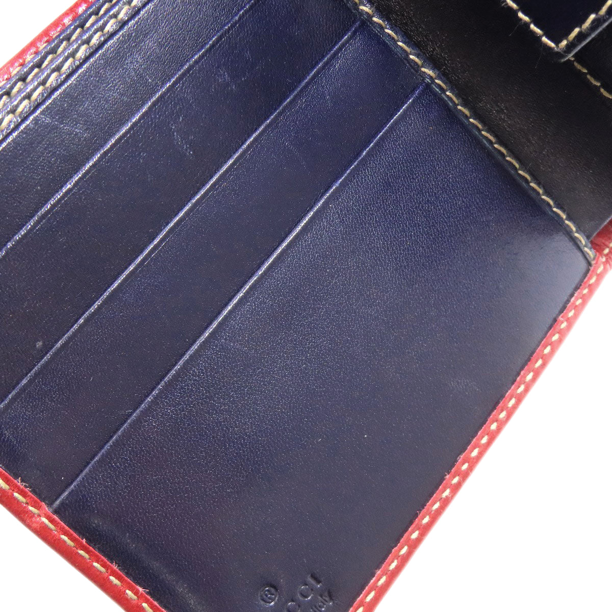 GUCCI グッチ 190415 ロゴ 二つ折り財布（小銭入れあり） ナイロン レディース 中古