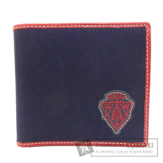 GUCCI グッチ 190415 ロゴ 二つ折り財布（小銭入れあり） ナイロン レディース 中古