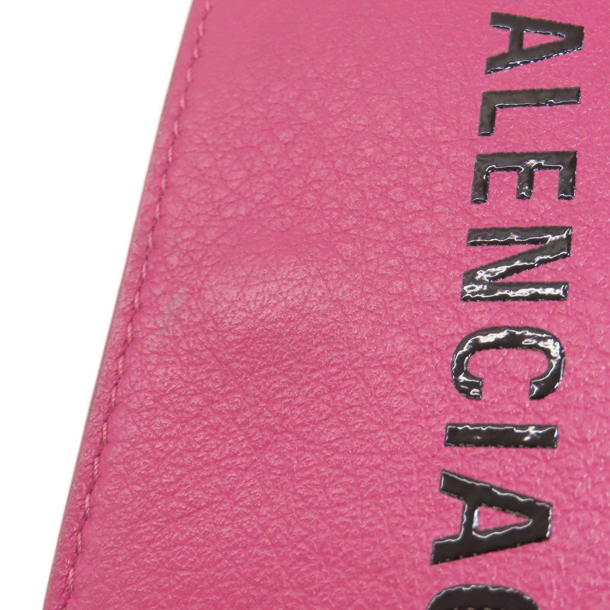 BALENCIAGA バレンシアガ 516402 ロゴ 三つ折り財布 二つ折り財布（小銭入れあり） レザー レディース 中古