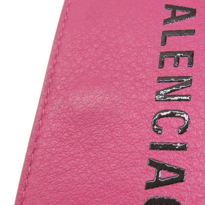 BALENCIAGA バレンシアガ 516402 ロゴ 三つ折り財布 二つ折り財布（小銭入れあり） レザー レディース 中古