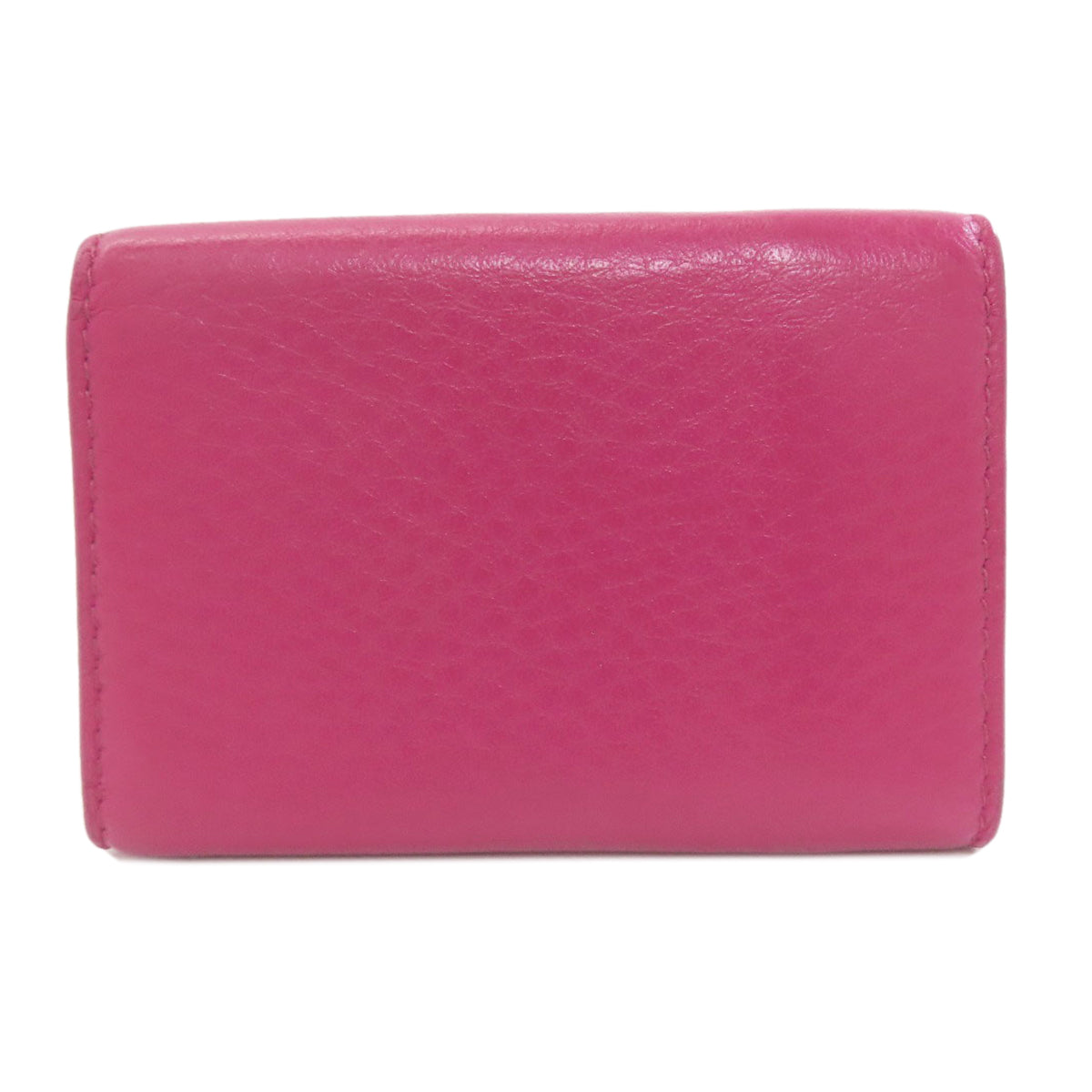 BALENCIAGA バレンシアガ 516402 ロゴ 三つ折り財布 二つ折り財布（小銭入れあり） レザー レディース 中古