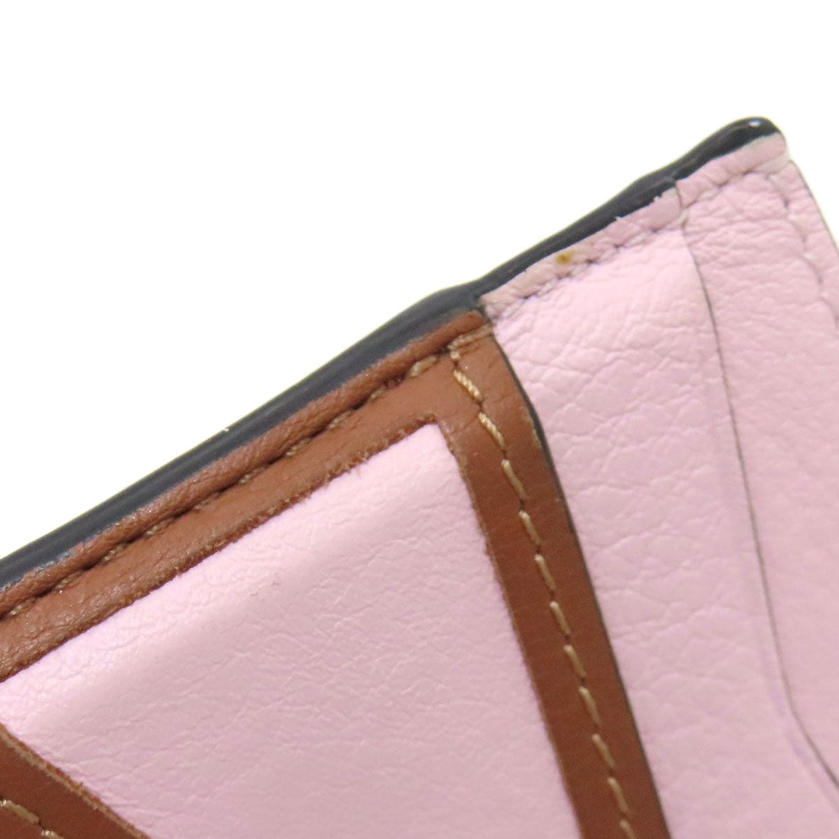 LOEWE ロエベ アナグラム カードケース レザー レディース 中古