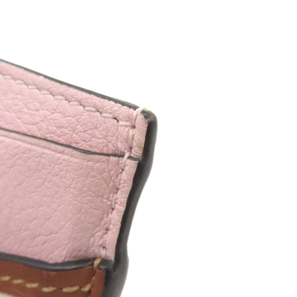 LOEWE ロエベ アナグラム カードケース レザー レディース 中古