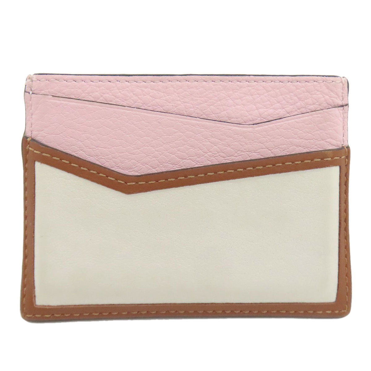LOEWE ロエベ アナグラム カードケース レザー レディース 中古