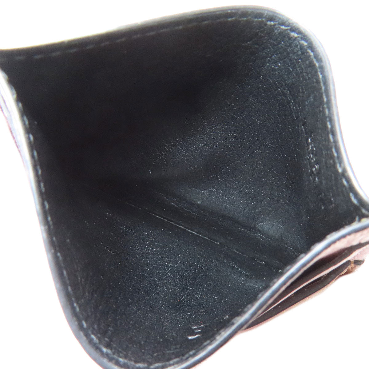 LOEWE ロエベ アナグラム カードケース レザー レディース 中古