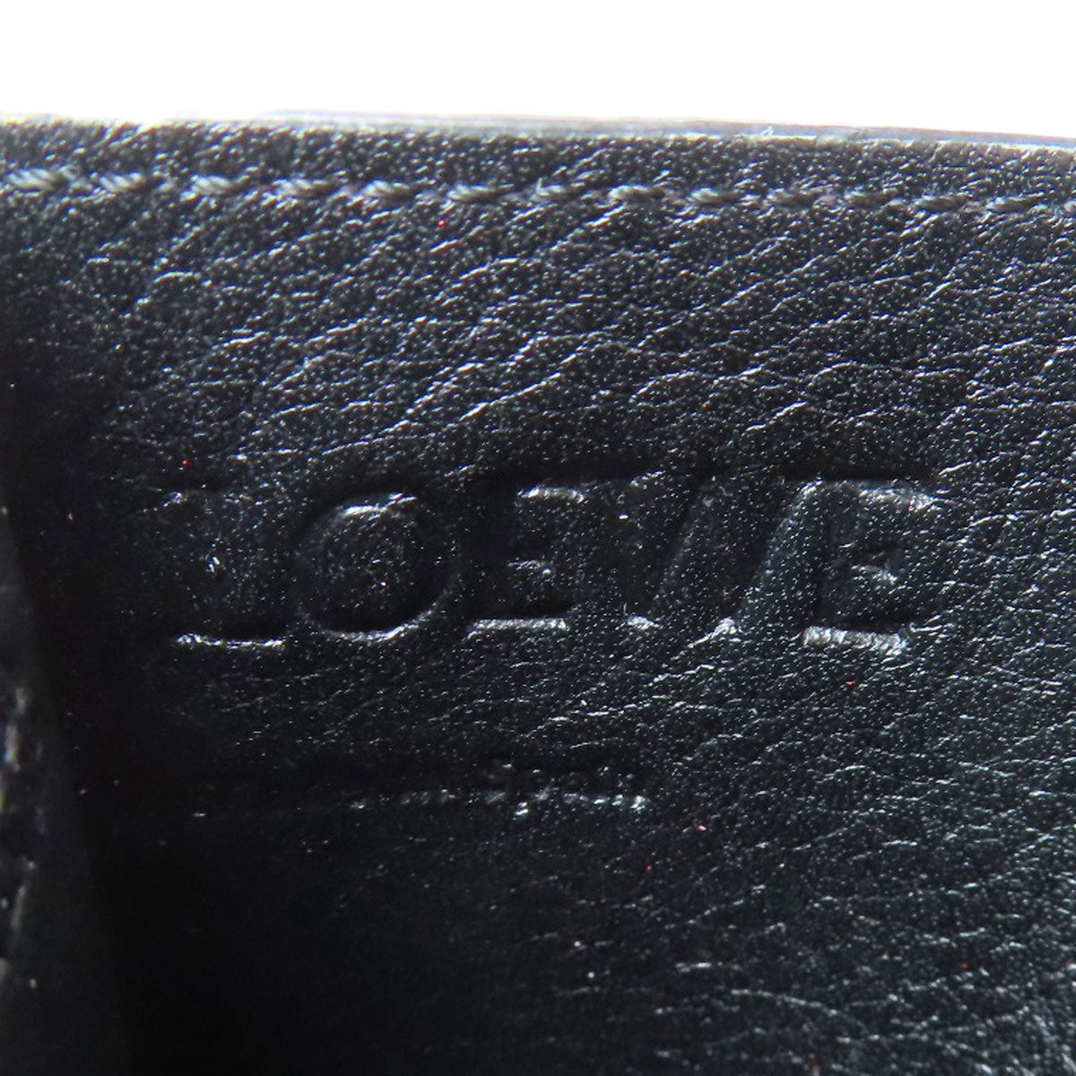 LOEWE ロエベ アナグラム カードケース レザー レディース 中古