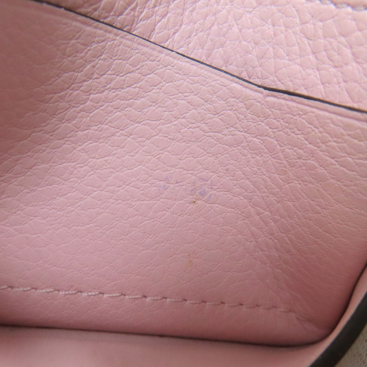 LOEWE ロエベ アナグラム カードケース レザー レディース 中古