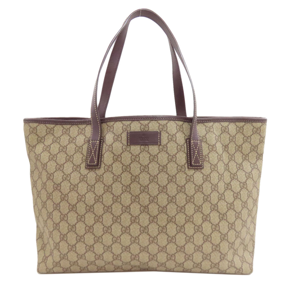 GUCCI グッチ 211137 GGスプリーム トートバッグ PVC レディース 中古