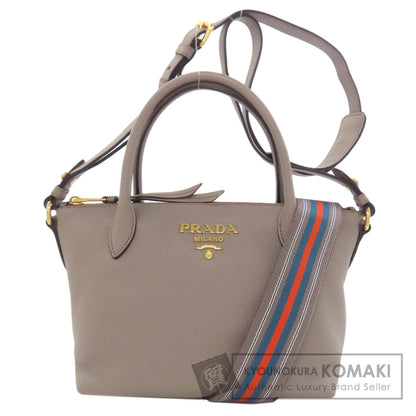 PRADA プラダ 1BA111 2WAY ハンドバッグ カーフ レディース 中古