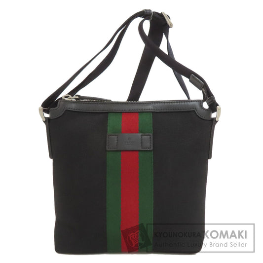 GUCCI グッチ 631195 アウトレット シェリーライン ショルダーバッグ キャンバス レディース 中古