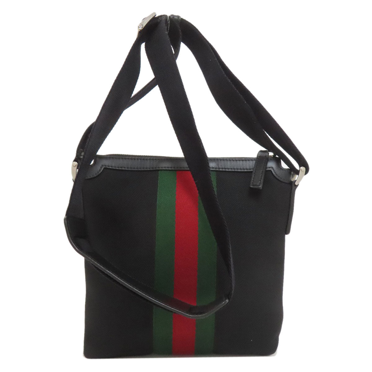 GUCCI グッチ 631195 アウトレット シェリーライン ショルダーバッグ キャンバス レディース 中古