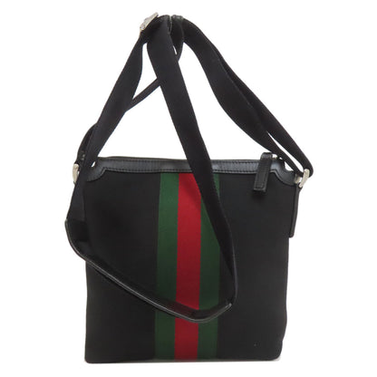GUCCI グッチ 631195 アウトレット シェリーライン ショルダーバッグ キャンバス レディース 中古