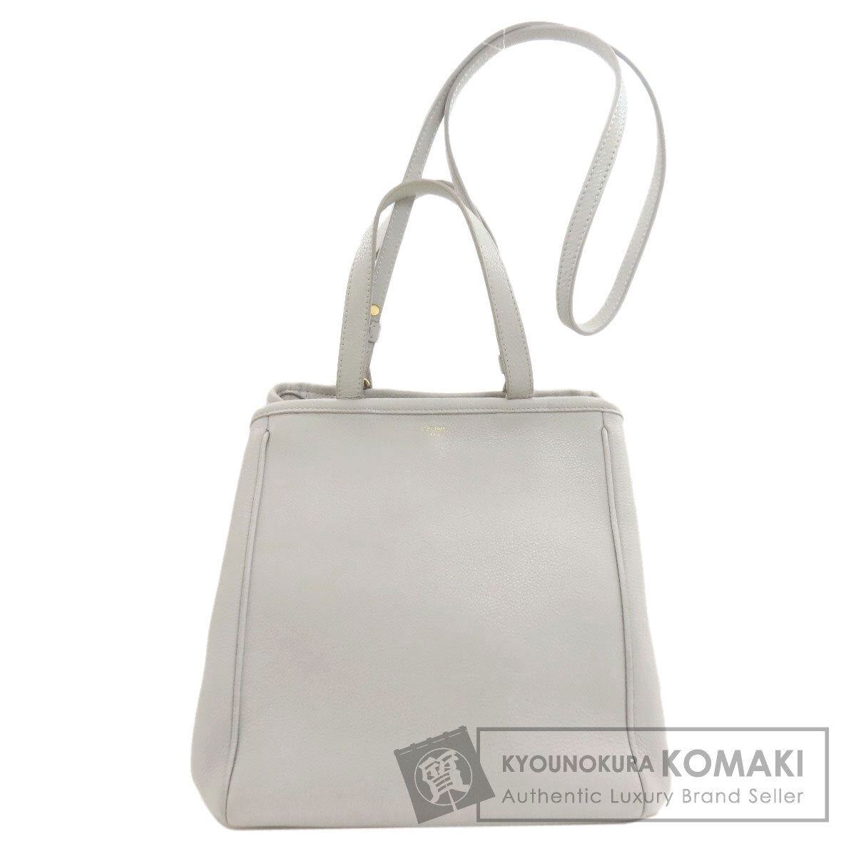 CELINE セリーヌ フォールドカバ 2WAY ハンドバッグ カーフ レディース 中古