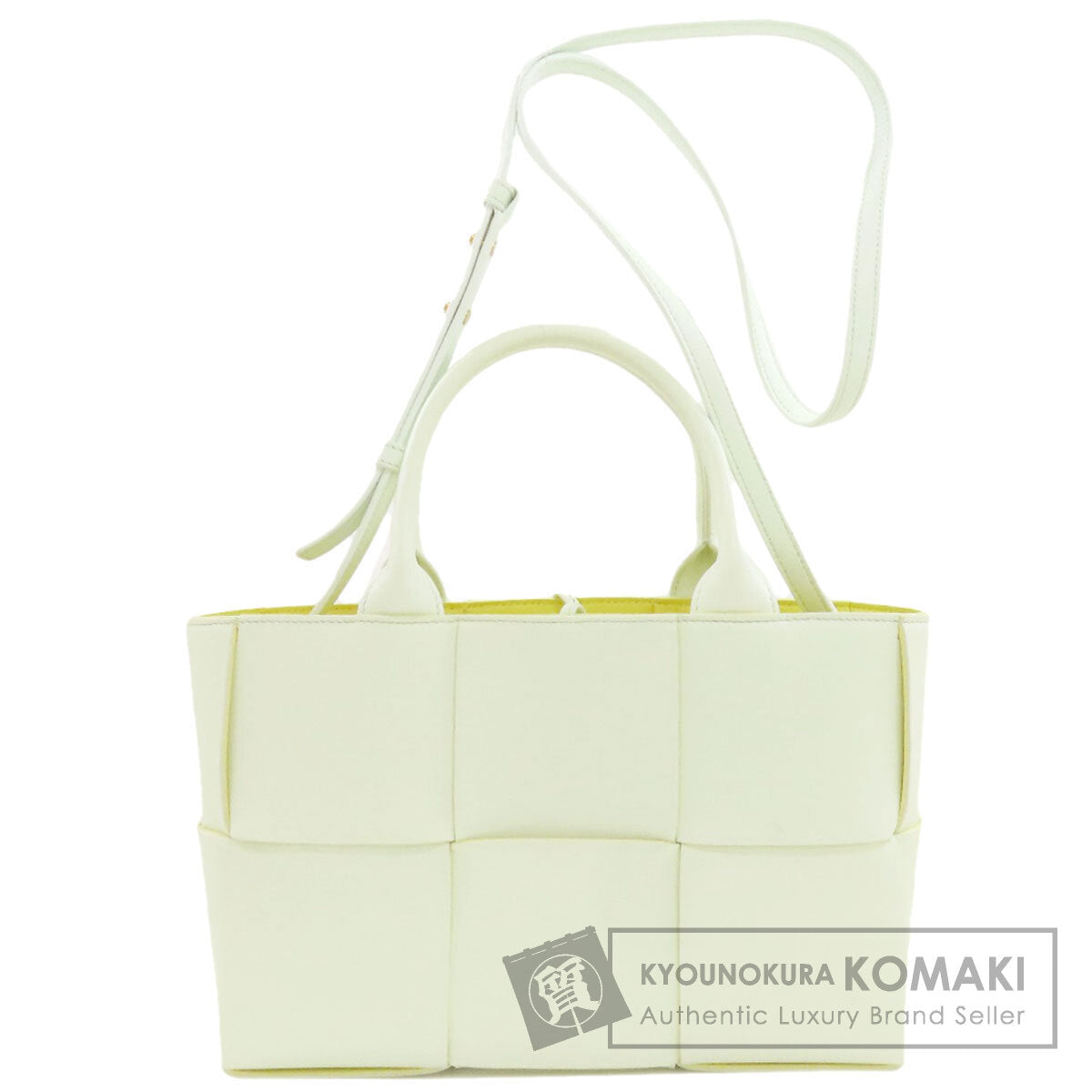 BOTTEGA VENETA ボッテガヴェネタ アルコ 2WAY ハンドバッグ カーフ レディース 中古