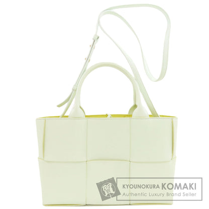 BOTTEGA VENETA ボッテガヴェネタ アルコ 2WAY ハンドバッグ カーフ レディース 中古
