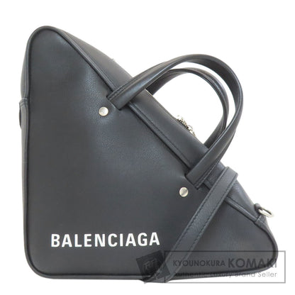 BALENCIAGA バレンシアガ 476975 トライアングル 2WAY ハンドバッグ カーフ レディース 中古
