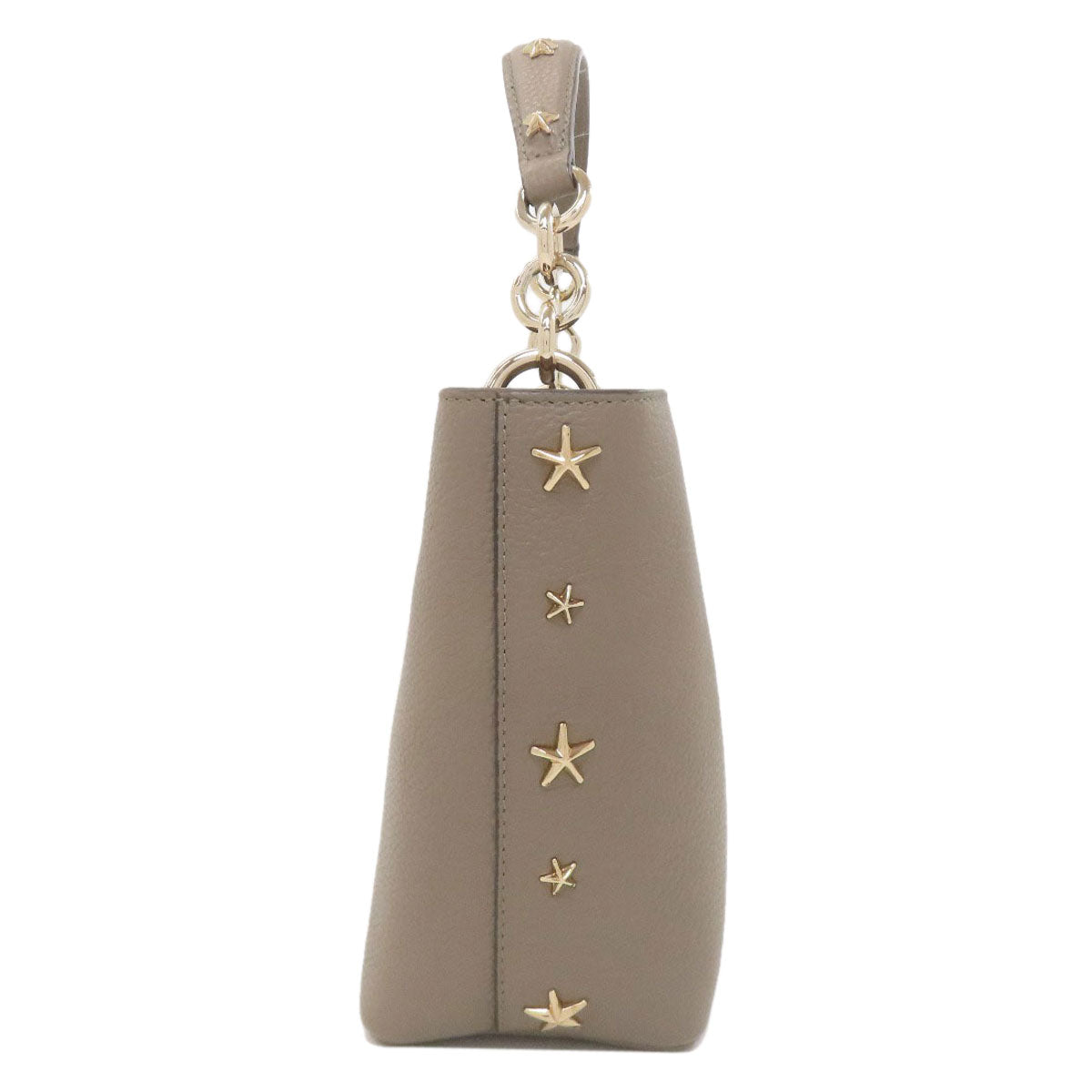 Jimmy Choo ジミーチュウ スターモチーフ 2WAY ハンドバッグ レザー レディース 中古