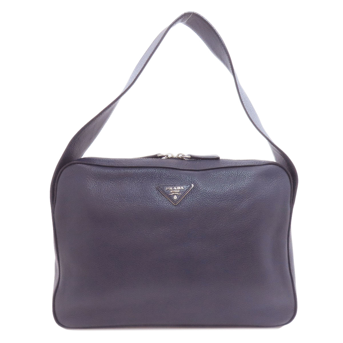 PRADA プラダ トライアングル ワンショルダー ショルダーバッグ カーフ レディース 中古
