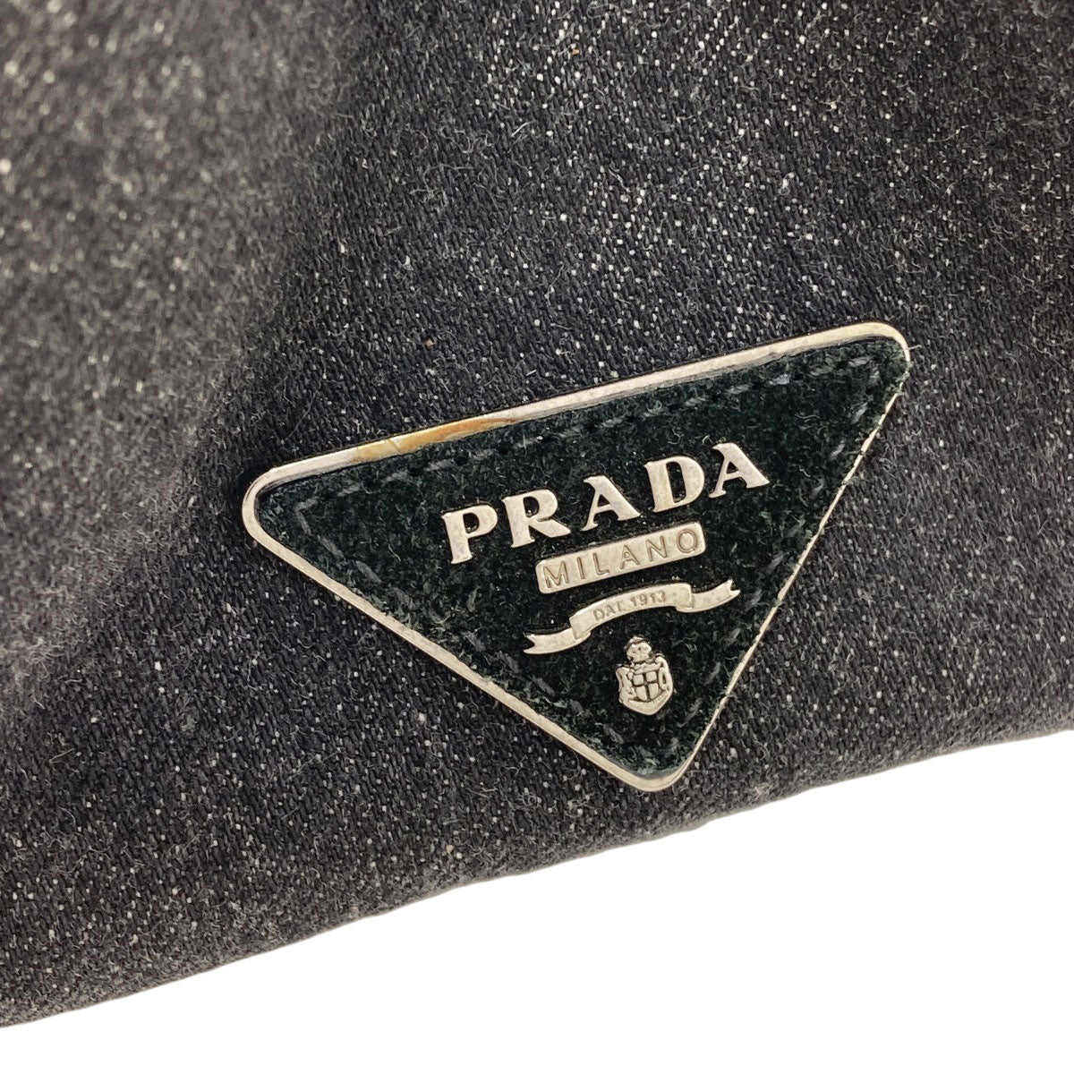 PRADA プラダ BN2439 カナパミニ 2WAY トートバッグ デニム レディース 中古